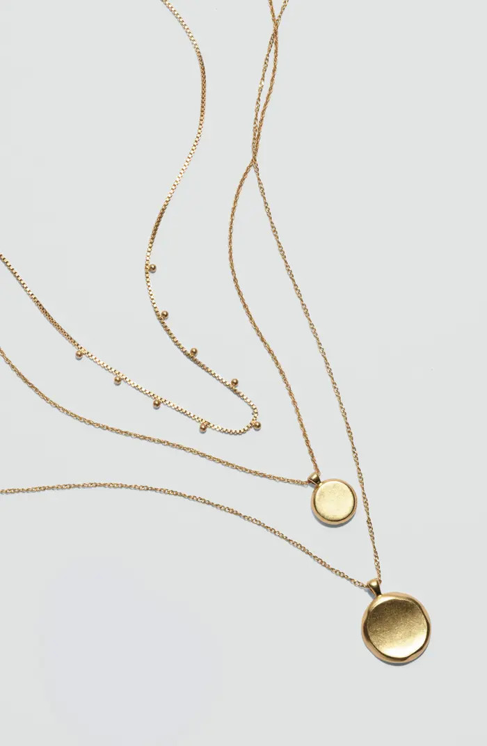 Madewell Coin Layered Necklace | Nordstrom | Nordstrom