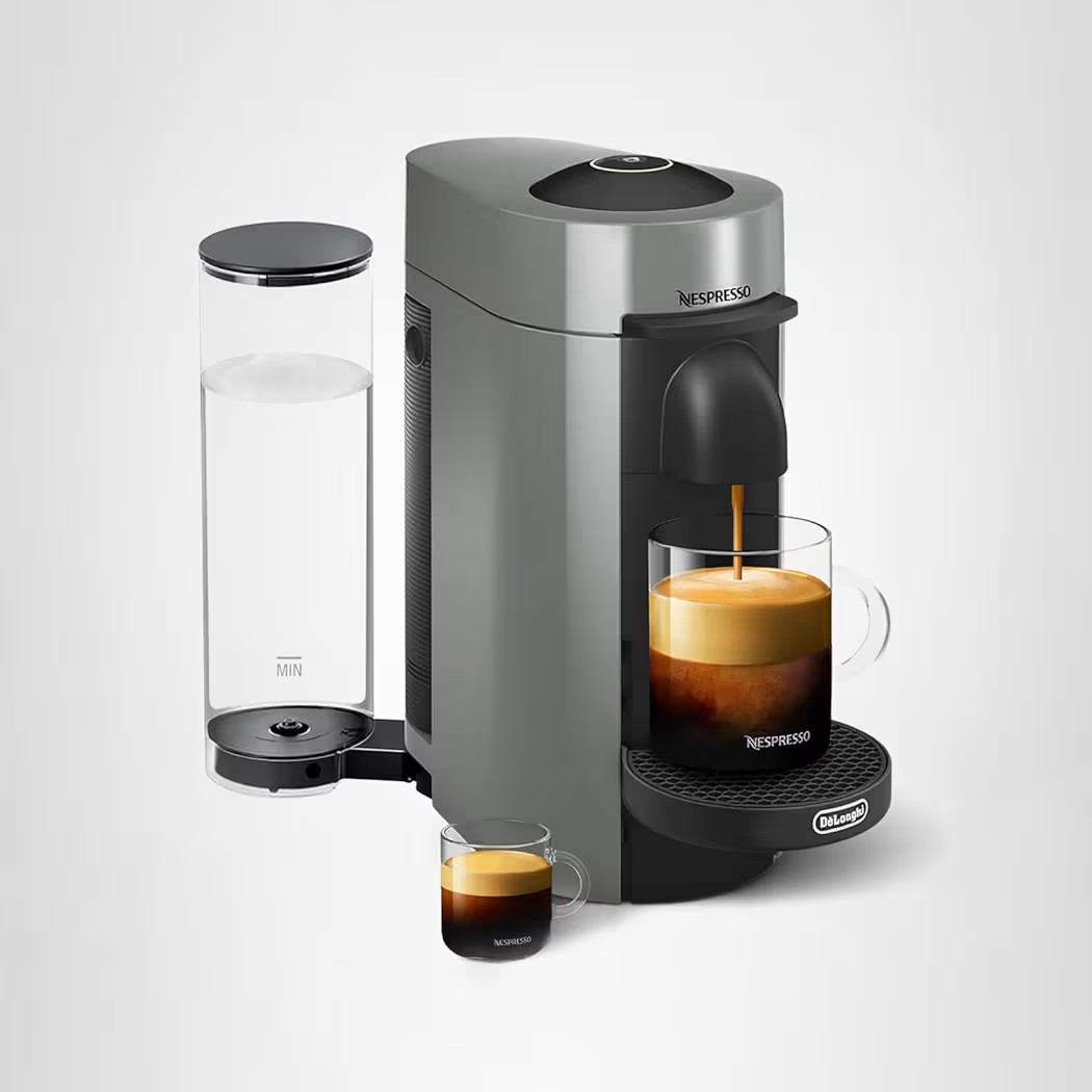 De'Longhi Nespresso Vertuo Plus Coffee and Espresso Maker by De'Longhi, Grey | Amazon (US)