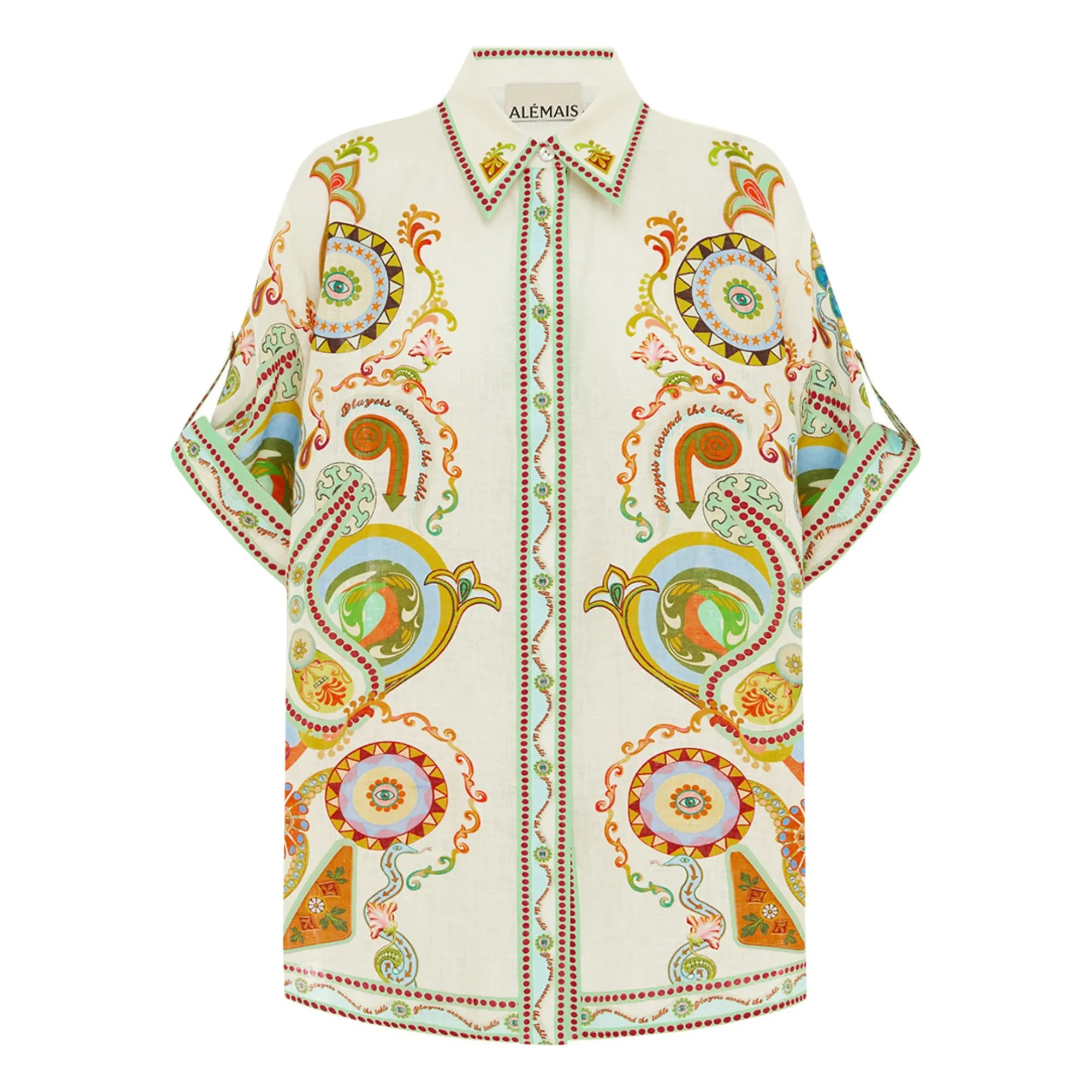 Pinball Linen shirt | Ecru | Smallable