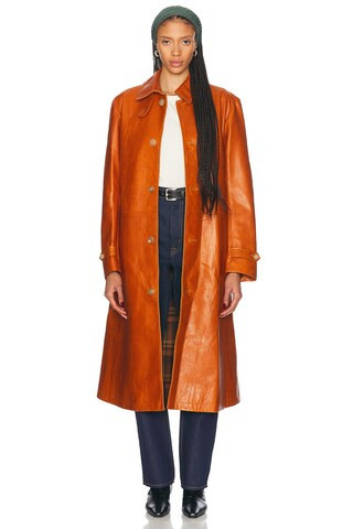 BODE Continental Coat in Cognac | FWRD 