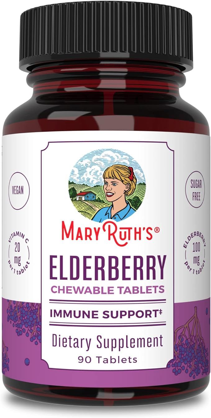 MaryRuth's Herbal Supplement Chewables Tablet | for Immune Support | Black Elderberry + Vitamin C... | Amazon (US)