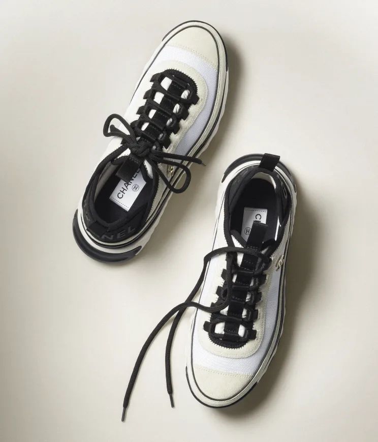 Sneakers - Fabric & suede calfskin — Fashion | CHANEL | Chanel, Inc. (US)