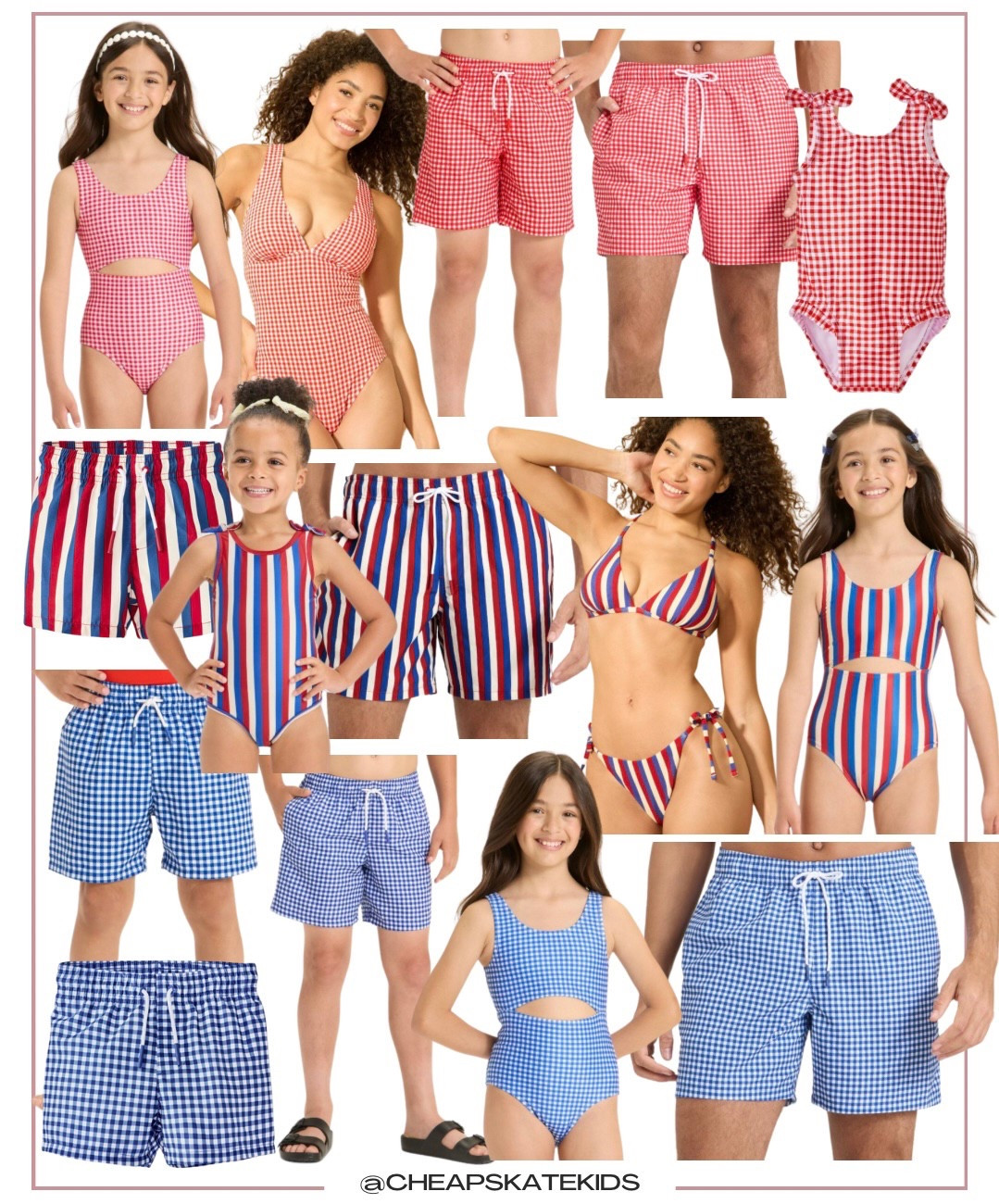 Matching patriotic swimsuits for the entire family! 

#LTKKids #LTKFamily #LTKSwim