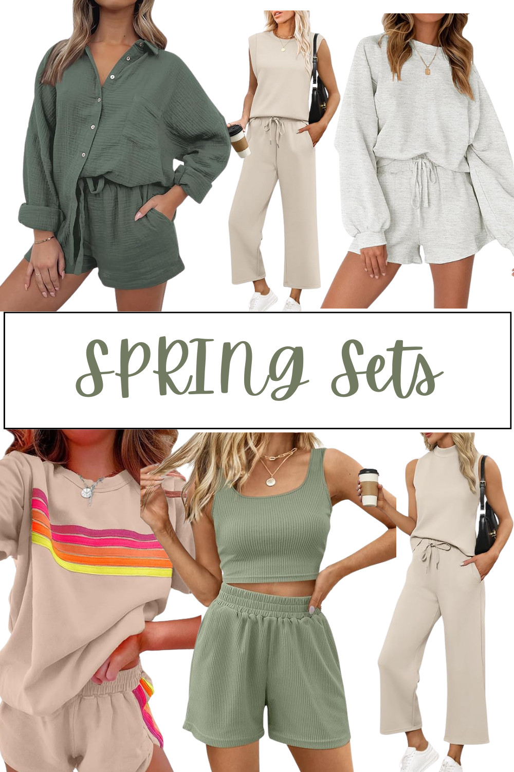 🌿 Spring Sets You Need! 🌸✨
Nothing says effortless style like a chic matching set! Whether you’re running errands, grabbing coffee, or lounging in style, these sets are perfect for a comfy yet put-together vibe.

🛍 Trending this season:
✔️ Lightweight & breathable fabrics
✔️ Neutral + earthy tones that go with everything
✔️ Mix & match for endless outfit options

Which one is your fave? Shop these must-have sets below! ⬇️💚 #LTKspring #LTKstyletip #EffortlessFashion 

 #LTKSeasonal #LTKStyleTip #LTKTravel