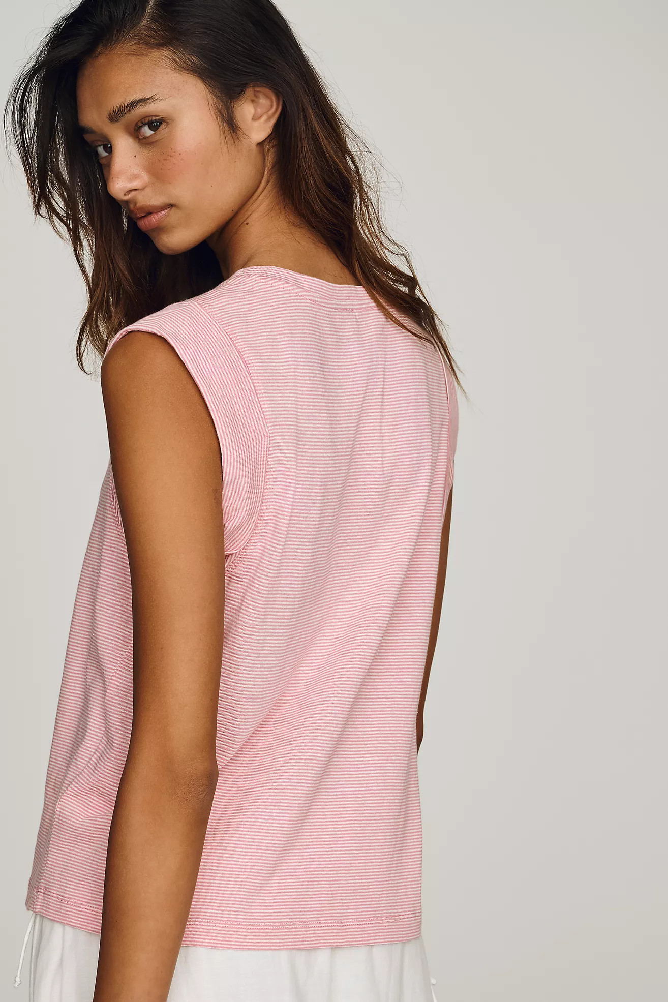 By Anthropologie Cotton Linen Wedge Tee | Anthropologie (US)
