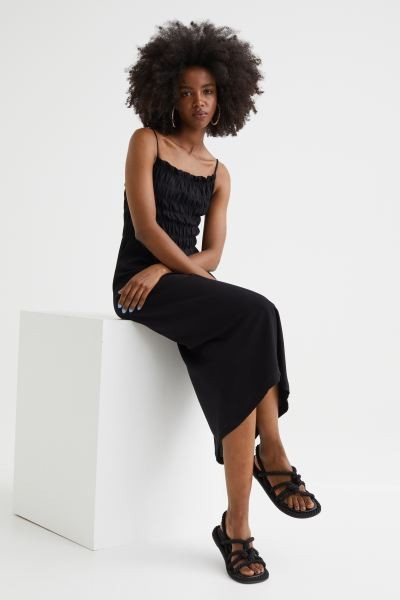 Smocking-detail dress | H&M (US + CA)