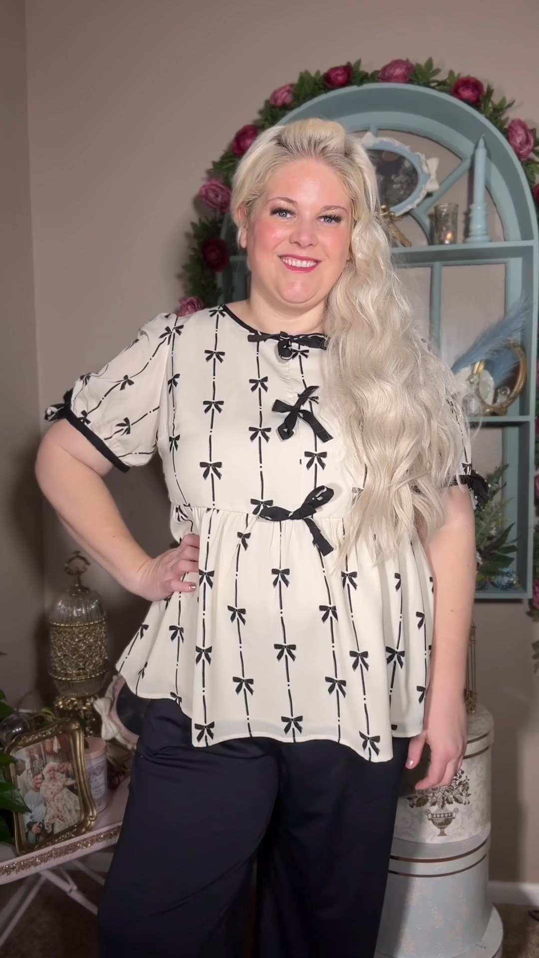 
Let me know what you think about this cute bow top.

I am 5’9 and wear a size 18/20 in @BloomChic

#bloomchic #bloomchicfashion #plussizefashion #sizeinclusive #plussizestyle #plussizeootd 
#plussizetop #summerstyle 
#curvyandconfident #springtops #plussizeoutfit #plussizestyle #sizeinclusive #colorfulcurves #casualchic #bodypositivity #funfashion #ltkseasonal #dopamonedressing 

#LTKMidsize #LTKFindsUnder50 #LTKPlusSize