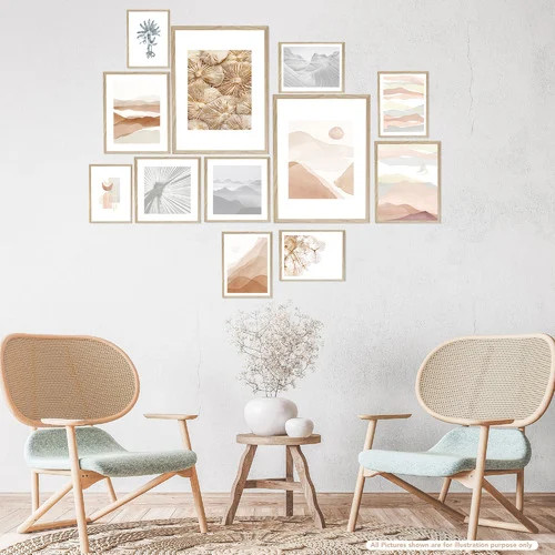 Maddison Lane 12 Piece Instant Gallery Wall Set | Temple & Webster | Temple & Webster AU