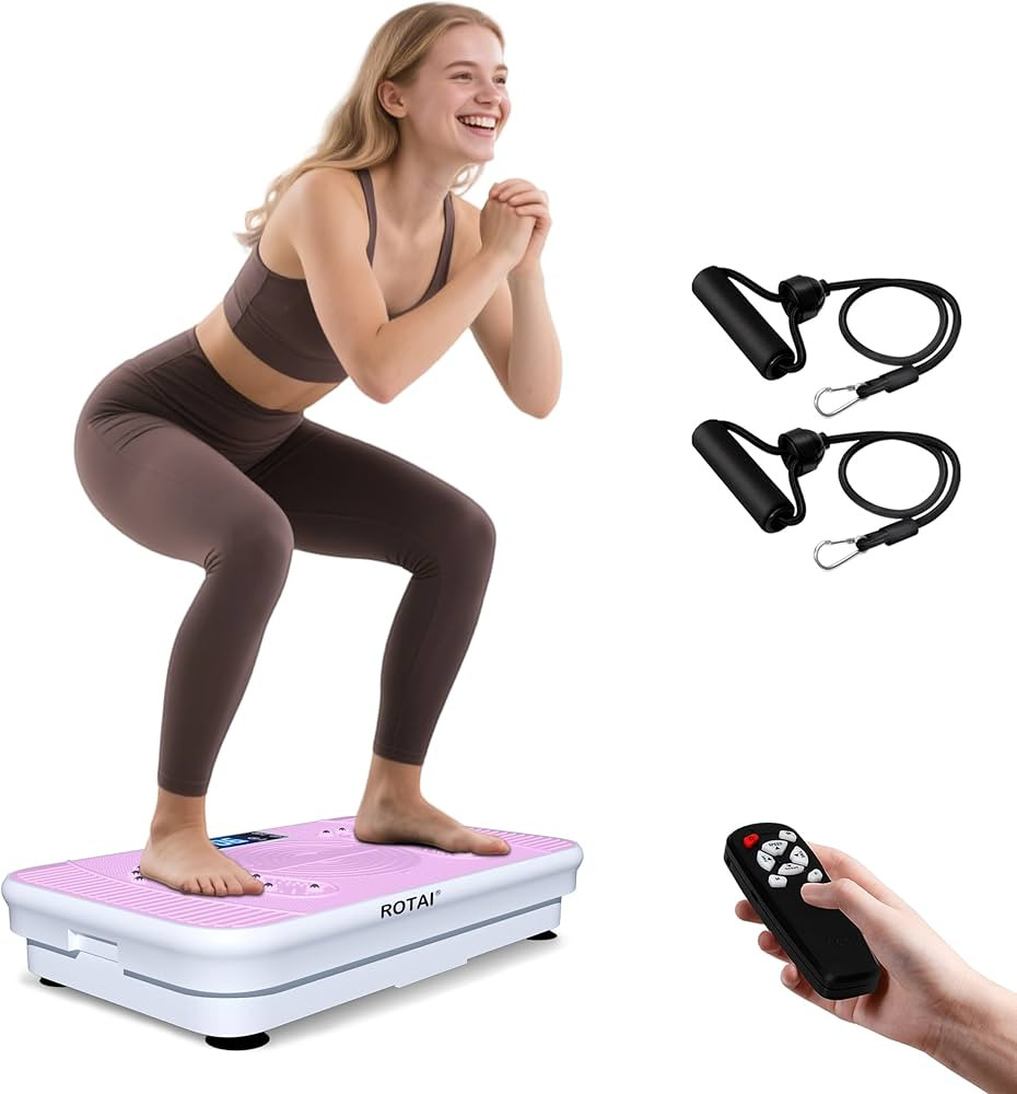 Shake Plate Vibration Exercise Machine for Lymphatic Drainage Massager & Weight Loss, 400 lbs Cap... | Amazon (US)