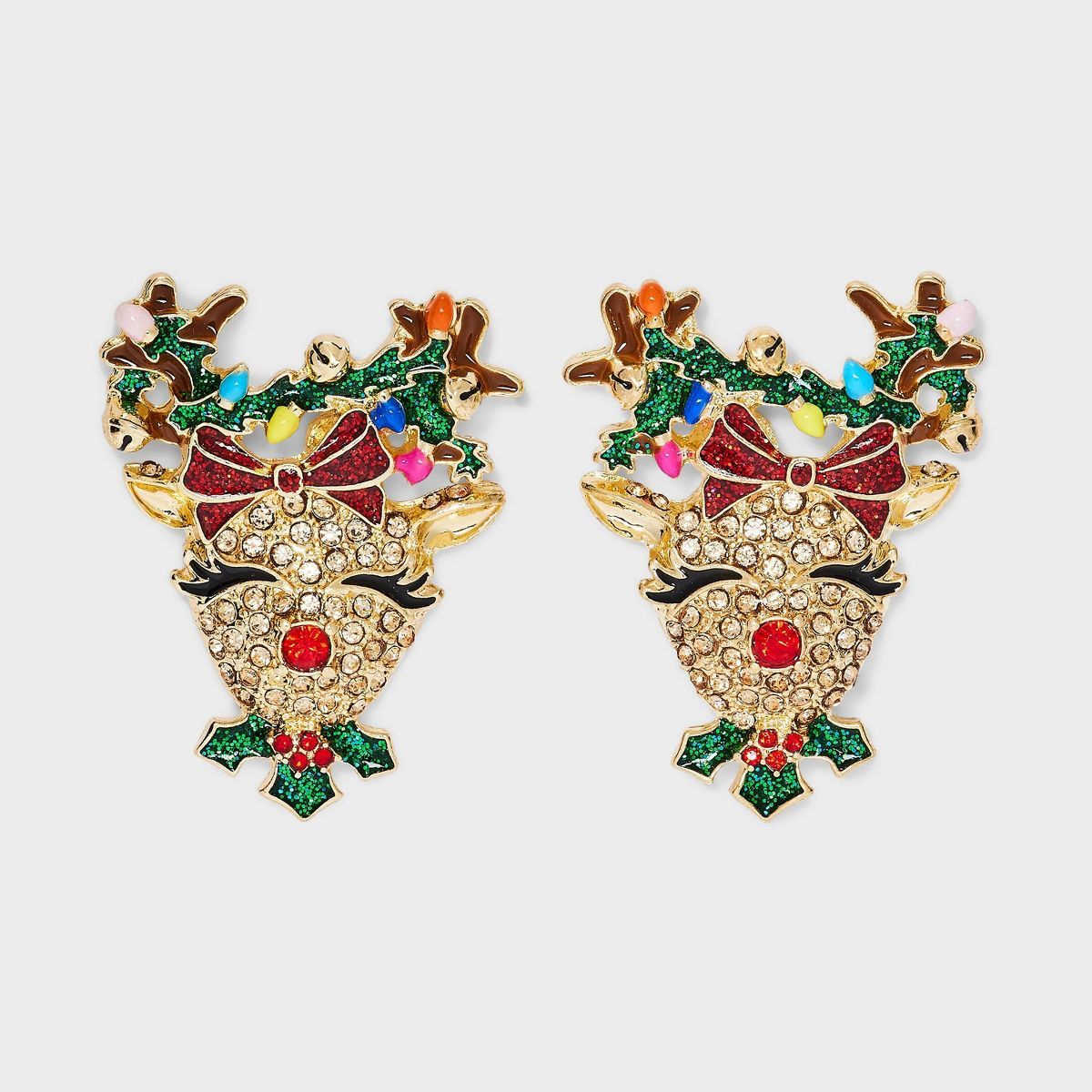 SUGARFIX by BaubleBar "Very Vixen" Statement Earrings - Gold | Target