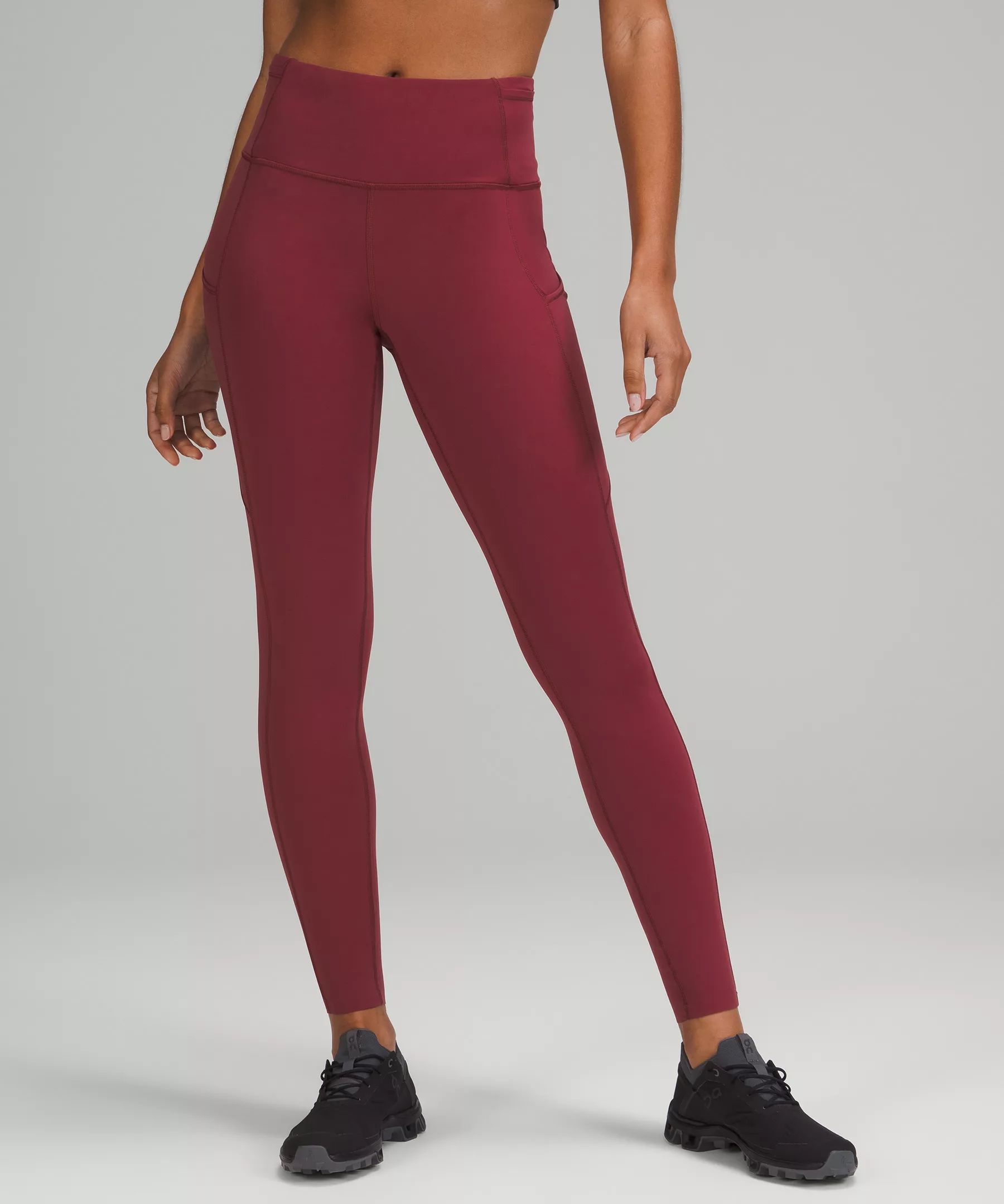 Fast and Free Brushed Fabric High-Rise Tight 28" | Lululemon (US)