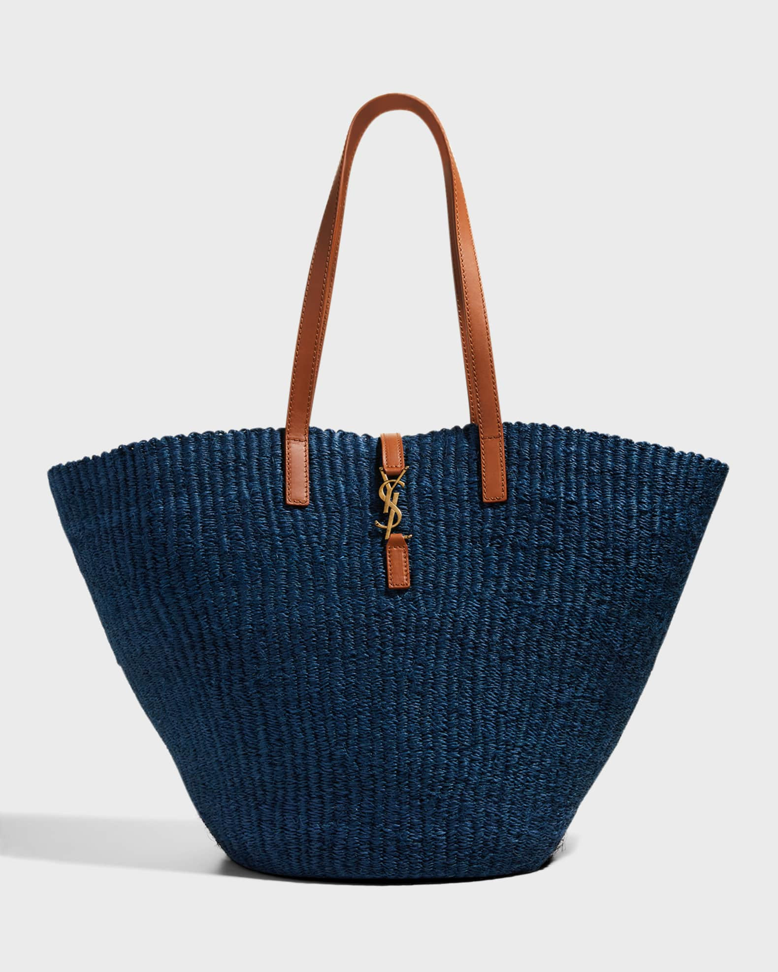 Saint Laurent YSL Medium Basket Tote Bag | Neiman Marcus