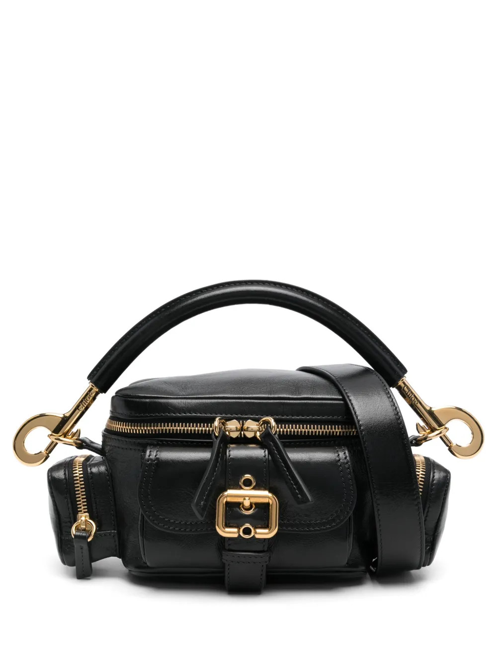 Chloé Small Camera Tote Bag | Black | FARFETCH BR | Farfetch (BR)