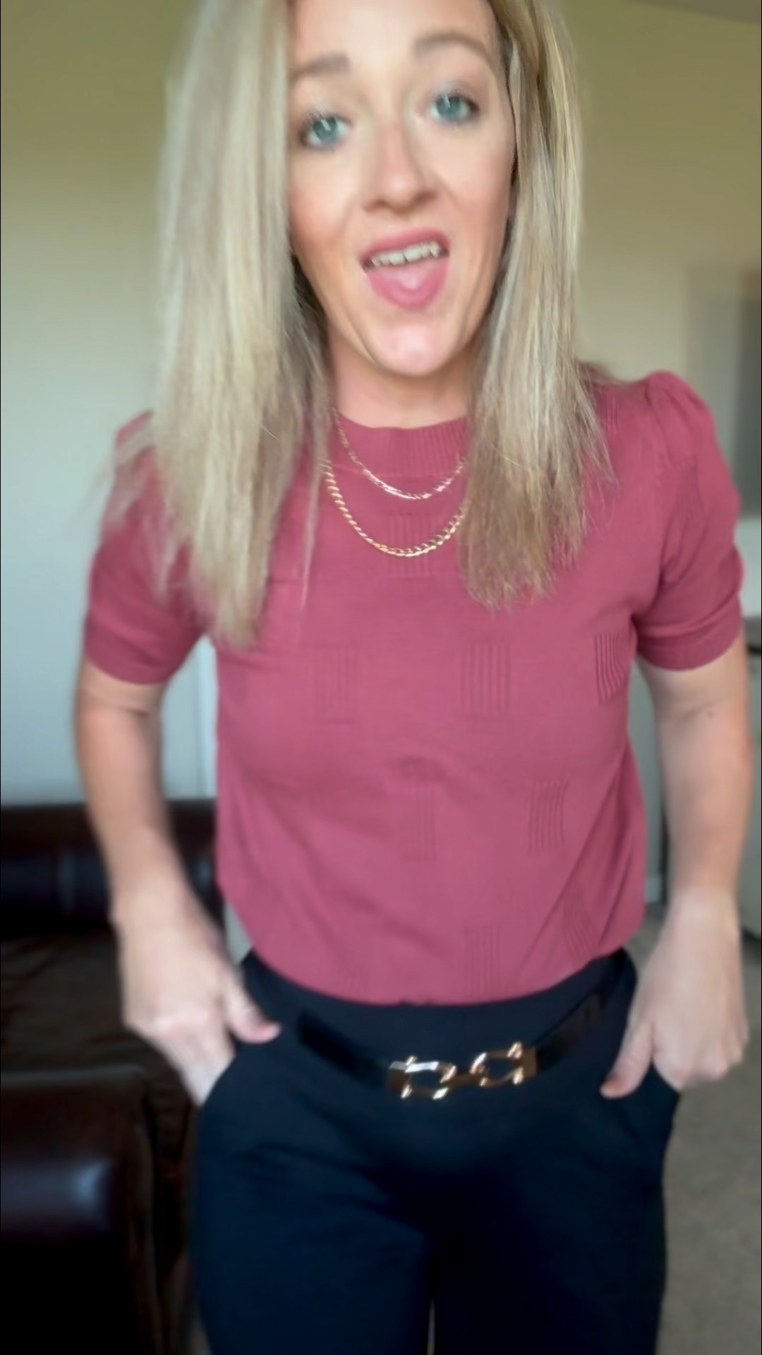 Loose high waist business casual pants that feel like yoga pants 

#LTKStyleTip #LTKSaleAlert #LTKFindsUnder50