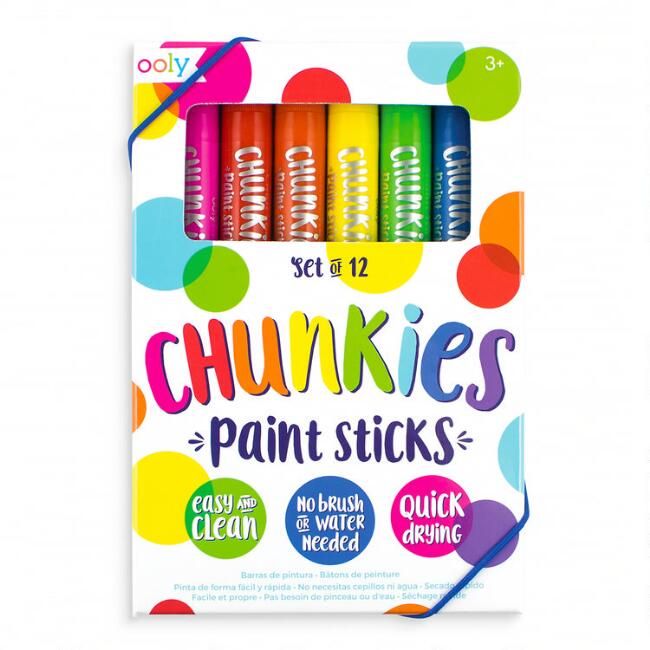 Ooly Chunkies Classic Paint Sticks 12 Pack | World Market