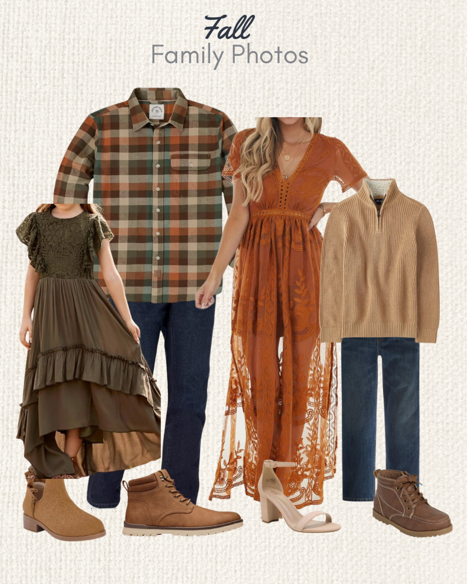 Embracing the beauty of fall with our family outfits that harmonize perfectly with the vibrant hues of autumn leaves. 🍂

#FallFashion #FamilyPhotos #AutumnStyle #MatchingOutfits #CozyVibes #FallColors #FamilyTime #SeasonalStyle #PumpkinSpice #LeafyLooks

#LTKStyleTip #LTKSeasonal #LTKFindsUnder50