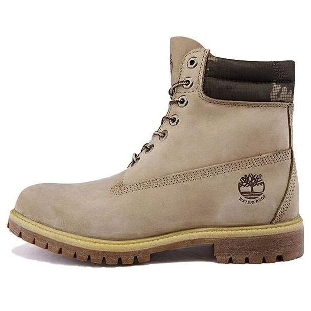 Timberland 6 Inch Premium Waterproof Wide-Fit Boots 'Off White Nubuck' | KICKS CREW