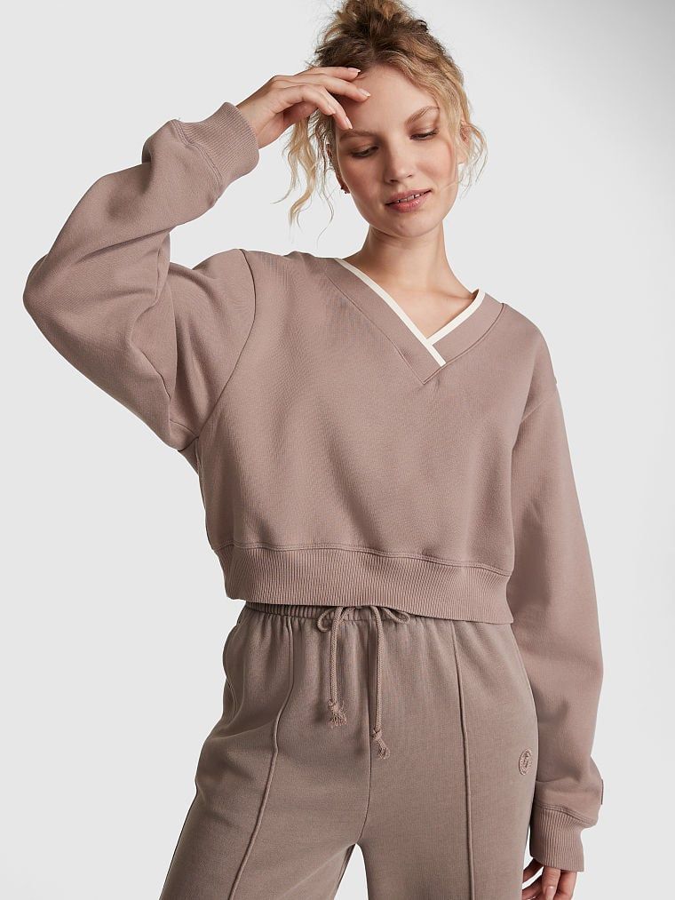 Premium Fleece V-Neck Pullover | Victoria's Secret (US / CA )