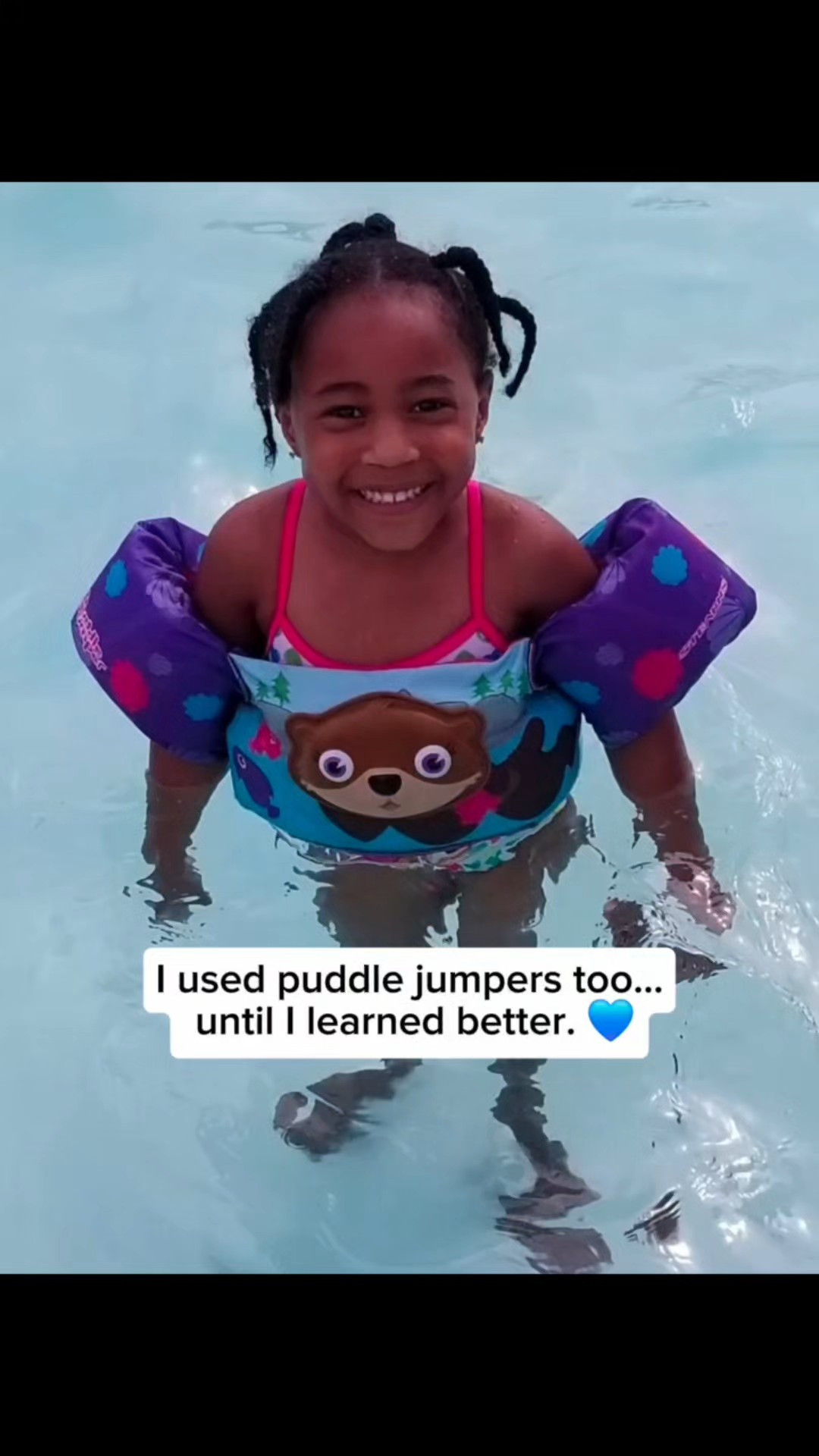 The truth is... I used puddle jumpers with both my kids. I didn't know the harm until Carter’s ISR instructor told me prior to lessons. Puddle jumpers hold children in a vertical position that doesn't promote independent swimming skills. Many children become confident because of the device, not because they've learned how to safely move through the water.As an ISR instructor, I will require families to discontinue puddle jumper use during lessons so we aren't teaching two conflicting motor patterns.If your child absolutely needs flotation outside of lessons, a properly fitted, Coast Guard approved life jacket is the safer option.Some families also choose a swim pack, which is designed to allow a more natural swimming position while skills are developing.No flotation device replaces close, attentive adult supervision. Layers of protection...supervision, barriers, and swim lessons are what keep kids safest around water. 💙#ISR #WaterSafety #DrowningPrevention #SwimLessons #ParentEducation ISRWithAlisa

#LTKmomlife #LTKBaby #LTKKids