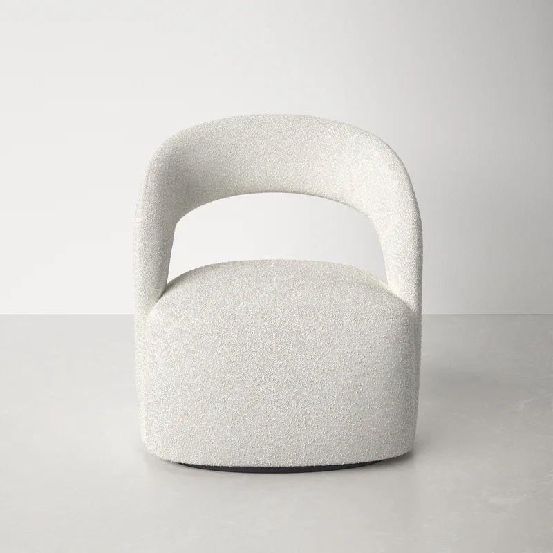 Teo Upholstered Swivel Club Chair | Wayfair North America