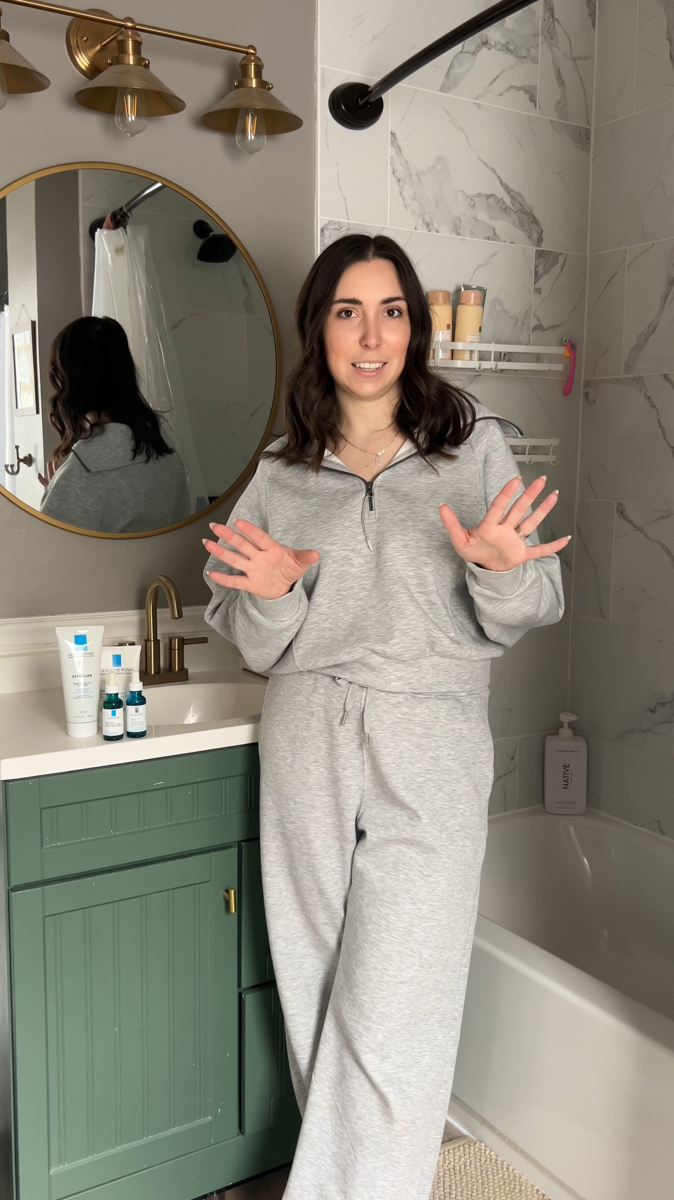 Update on my new skincare routine - esthetician-approved! Perfect for my dry, sensitive skin 🧖🏼‍♀️🧴🩵💚
La Roche-Posay effaclar medicated gel cleanser + double repair moisturizer + b5 serum + salicylic acid acne treatment 

#LTKFindsUnder50 #LTKFindsUnder100 #LTKBeauty