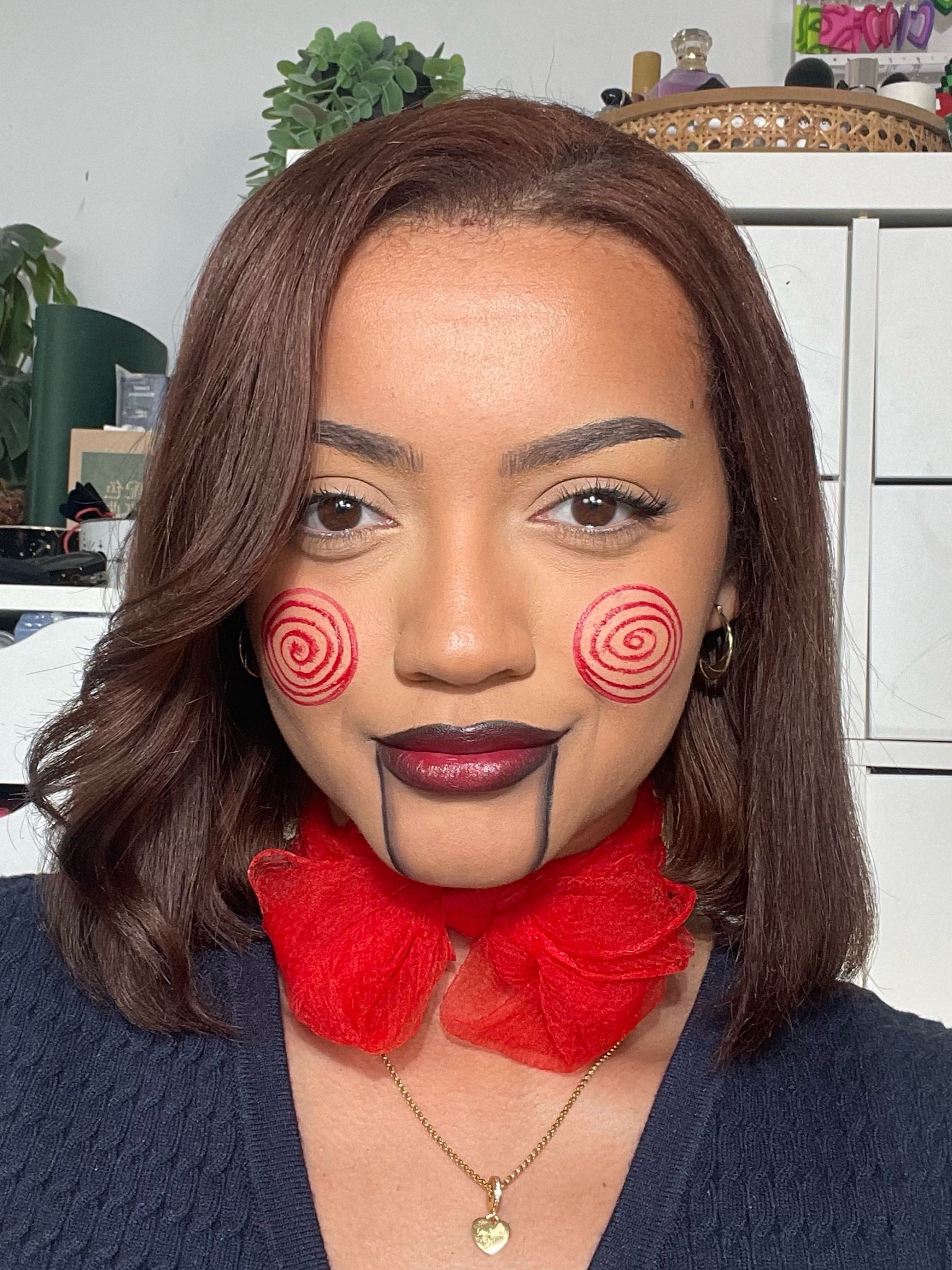 Very easy last minute halloween makeup look that anyone can do! Billy the puppet from Saw 

#LTKuk #LTKmakeup