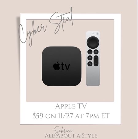 Cyber Steal starts tonight 11/27 at 7pm ET. @walmart #apple #gifts #techgifts #cybershopping

Follow my shop @allaboutastyle on the @shop.LTK app to shop this post and get my exclusive app-only content!

#liketkit #LTKHoliday #LTKCyberweek #LTKGiftGuide
@shop.ltk
https://liketk.it/3VODe