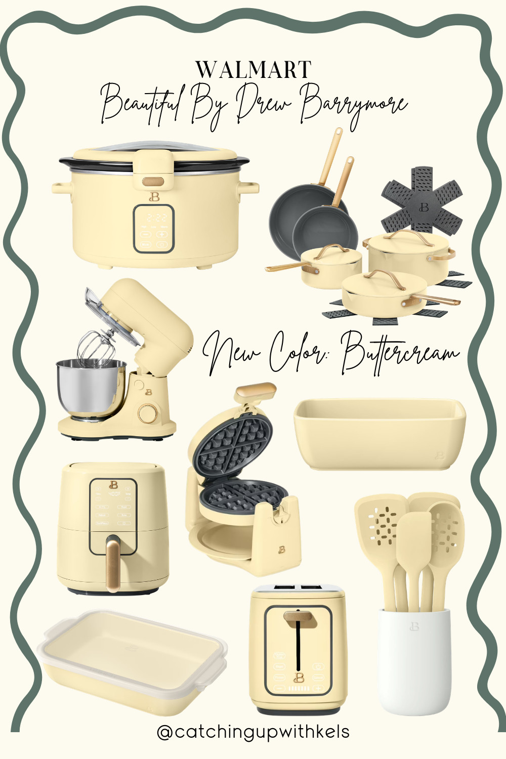 New kitchen obsession! The buttercream collection from Beautiful by Drew Barrymore at Walmart is SO good. From the prettiest appliances to cookware that actually performs, this soft neutral color is perfect for spring kitchen refresh. Linking all my favorites in the new buttercream shade!  

 #LTKSpringSale #LTKSeasonal #LTKHome