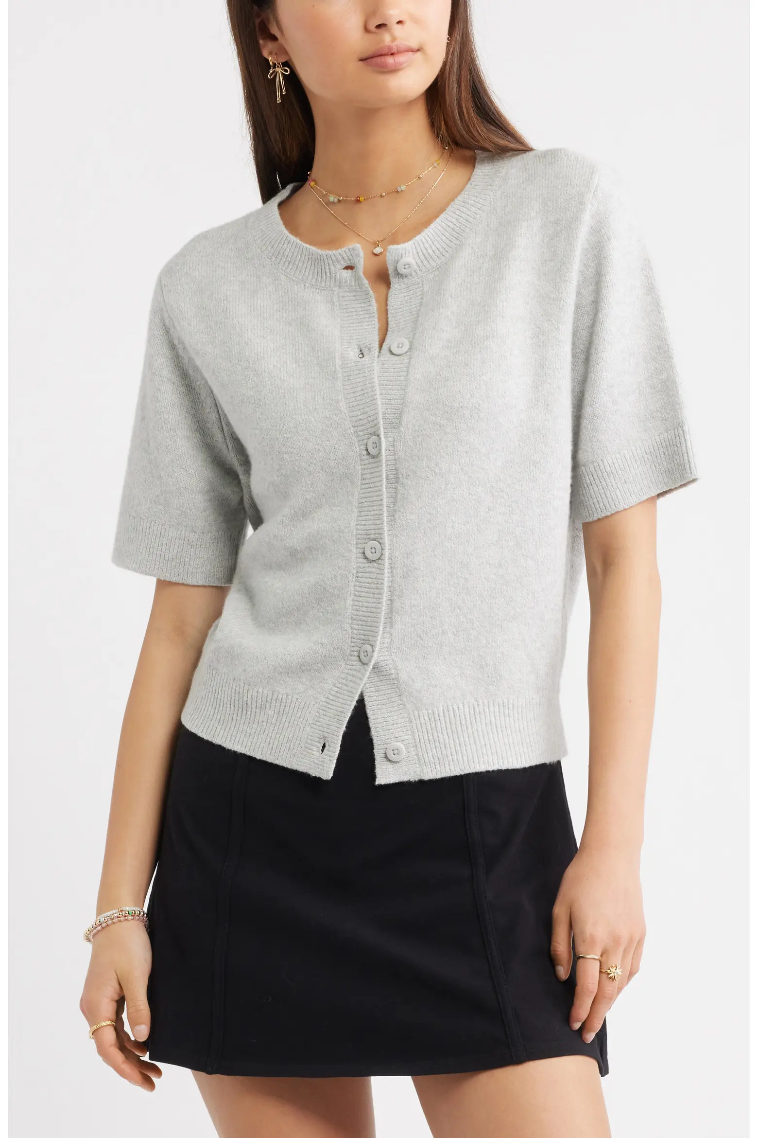 BP. Short Sleeve Cardigan (Women) | Nordstrom | Nordstrom
