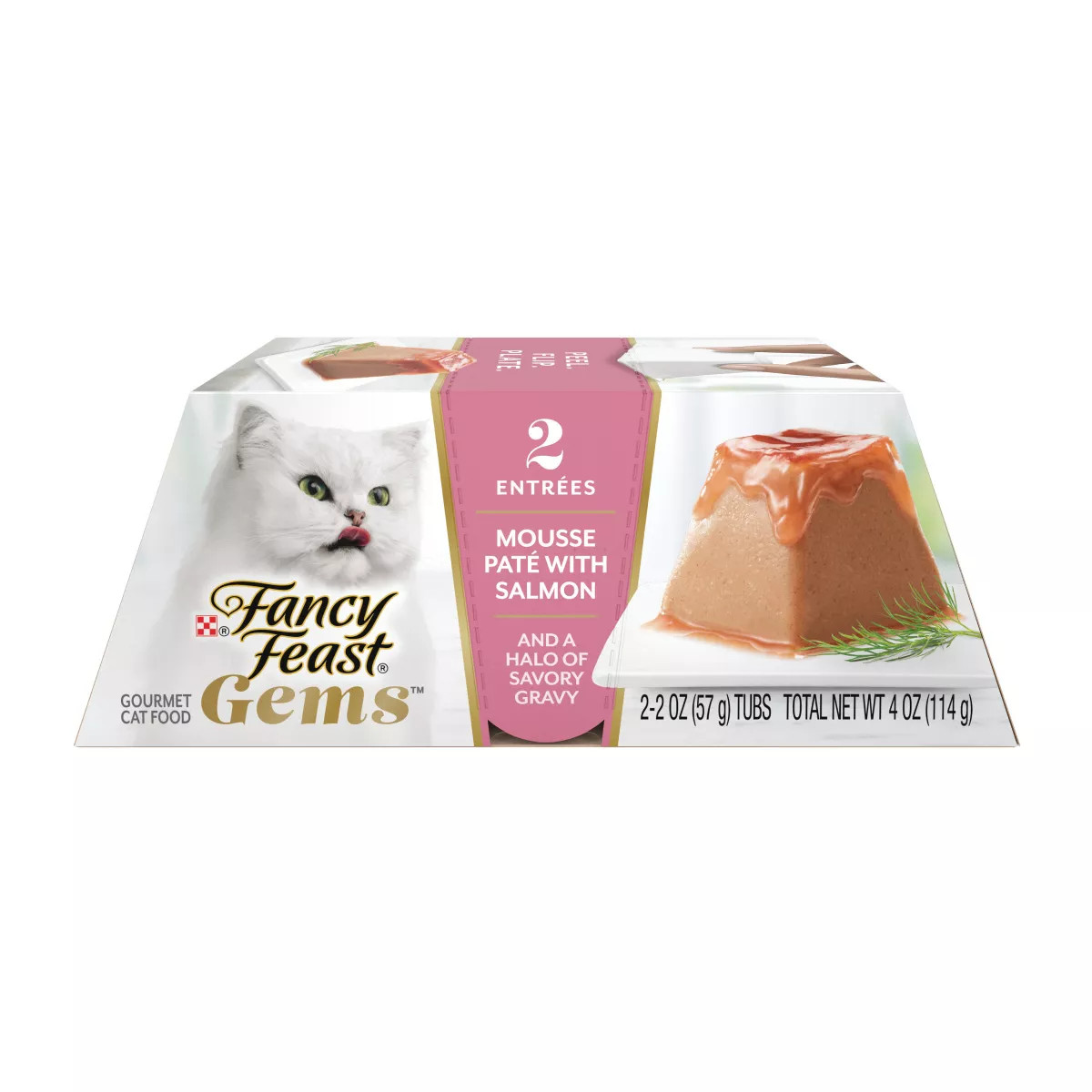 Fancy Feast Gems Salmon Flavor Adult Wet Cat Food - 2oz/2ct | Target
