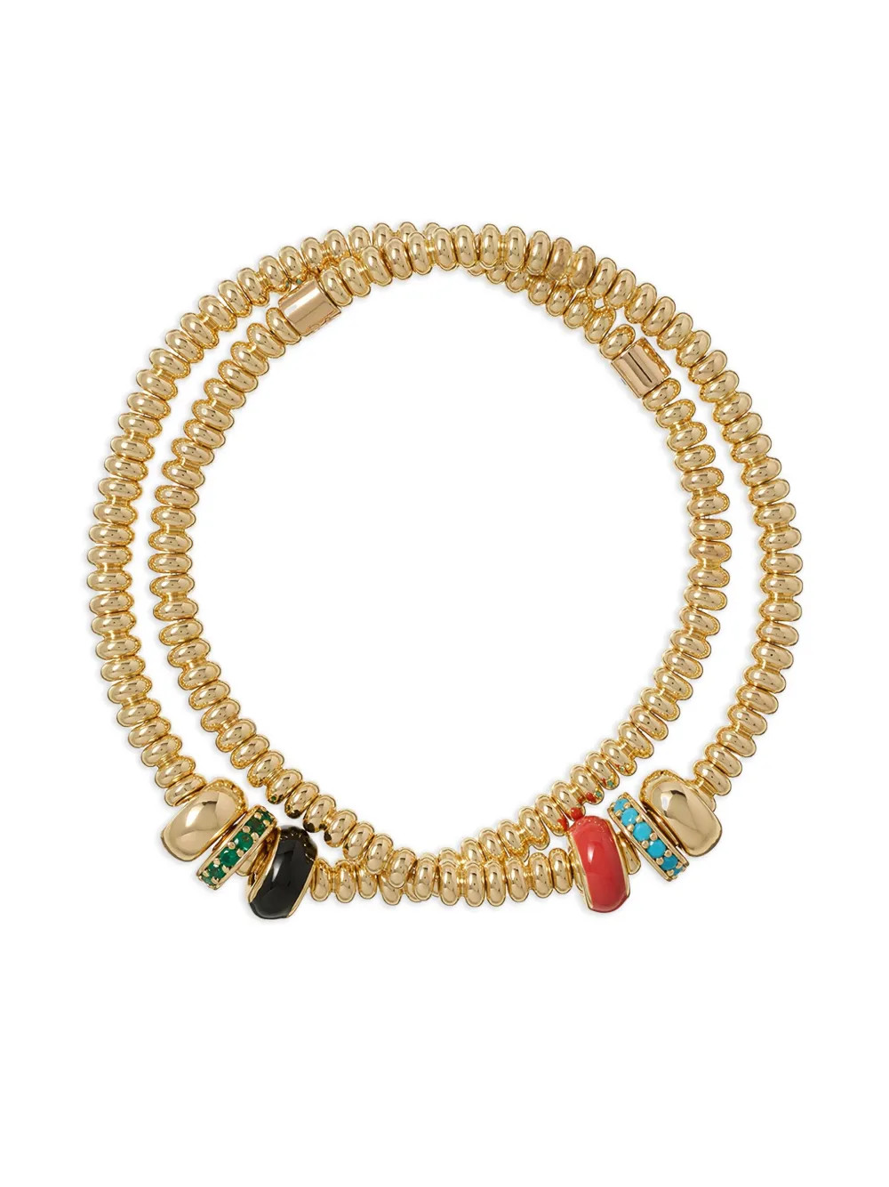 Roxanne Assoulin The Slider Duo Bracelet  | Gold | FARFETCH | Farfetch Global