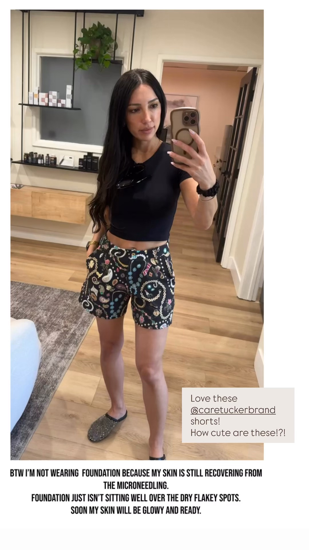 OOTD  LOVE THESE SHORTS! They are so comfy, feels like I’m wearing sweat shorts but they are the cutest ever!

#LTKootd