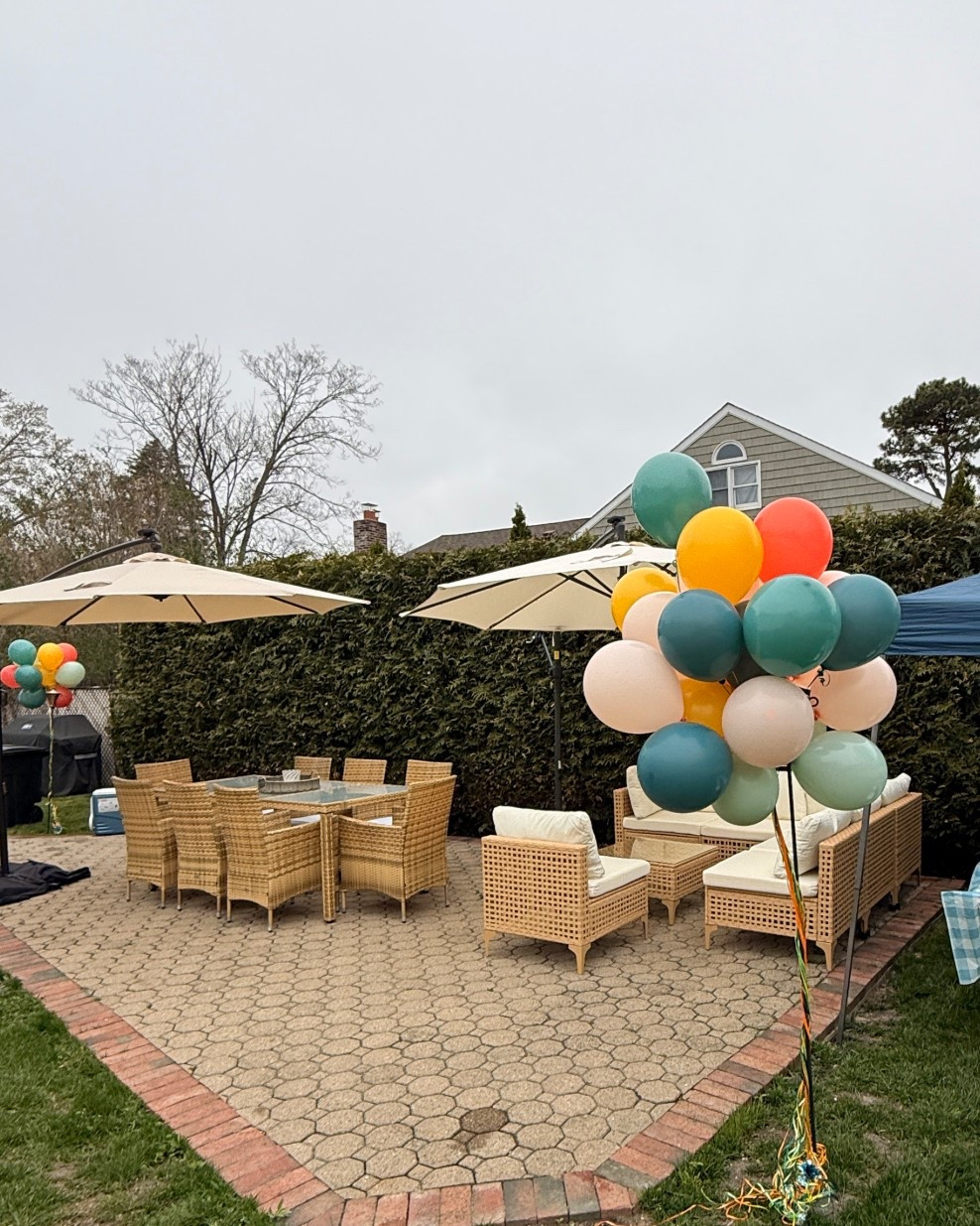 Bed Bath & beyond really served on our new patio furniture! Absolutely love the light color wicker table that can seat 8 and sectional with fluffy cushions! Both are on sale and honestly such a phenomenal price, it’s worth it to snag them while they’re available! I’ve also added the umbrellas from Amazon and a few other outdoor items that will make your space pop 💛 #patiofurniture #patio #outdoorfurniture #springdecor #summerdecor 

#LTKHome