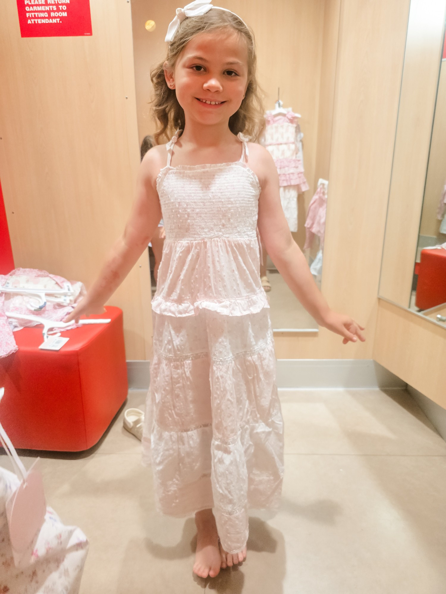 My daughters favorite from the target x loveshackfancy collabshe sized down in this one. #girlmom #livinglargeinlilly 

#LTKdayinmylife #LTKKids #LTKmomlife