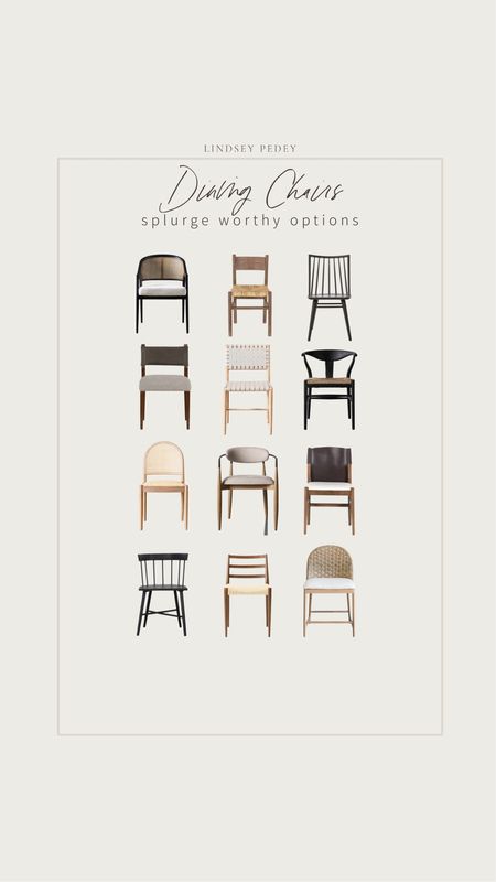 Splurge worthy dining chairs 

McGee and do, studio McGee, william Sonoma, Lulu and Georgia, layla grace 

#LTKsalealert #LTKhome