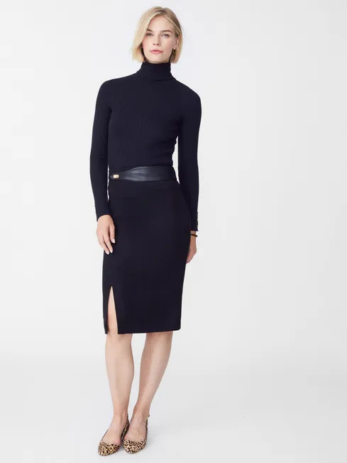 Rivage Faux Suede Skirt | J.McLaughlin