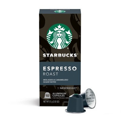 Starbucks by Nespresso Original Line Pods Dark Roast Coffee Espresso Roast - 10ct | Target