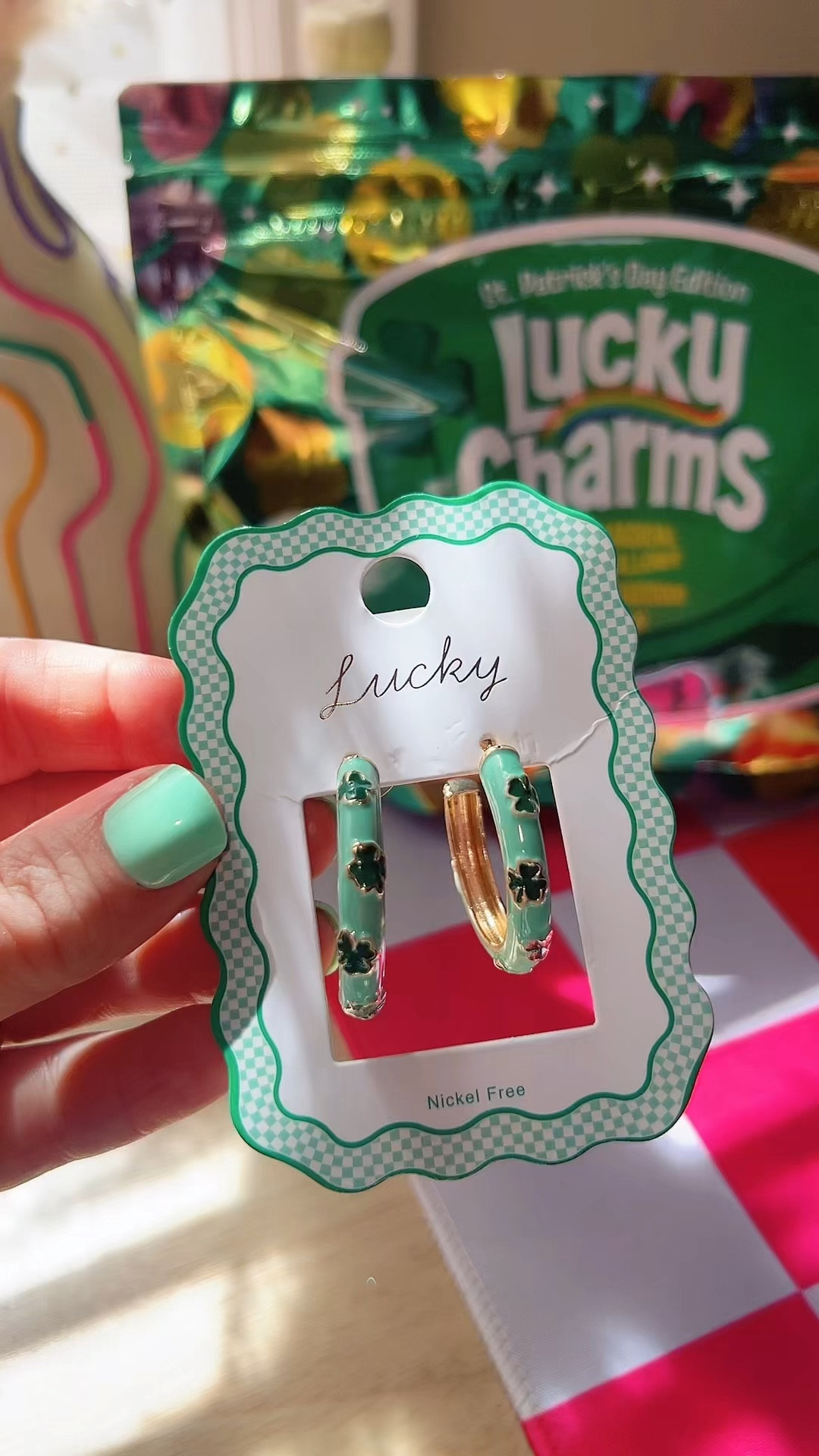 Pinch free zone ☘️🌈  $8 from target, yes pls!! 

#LTKgrwm #LTKootd #LTKSeasonal
