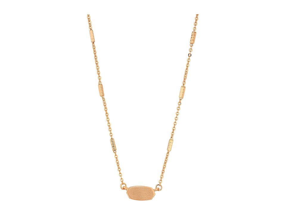 Kendra Scott - Fern Necklace (Rose Gold) Necklace | Zappos