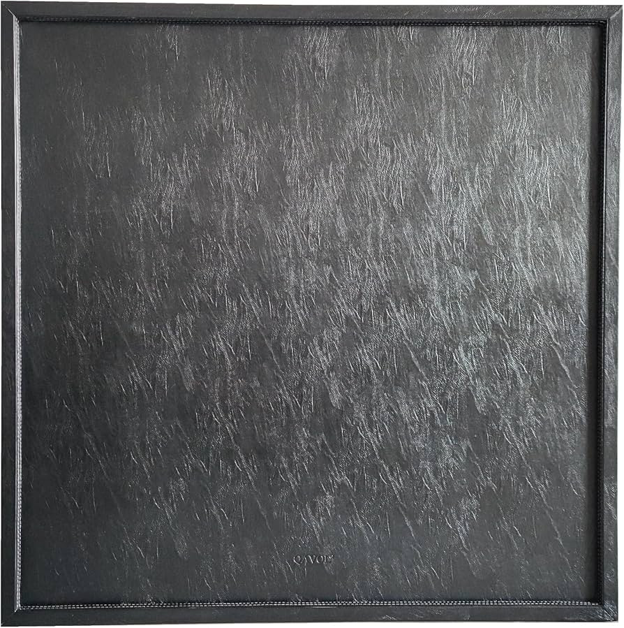 34 * 34 inches Luxury Leather Square Oversized Service Tray, Ottoman & Coffee Tray for Family Din... | Amazon (US)