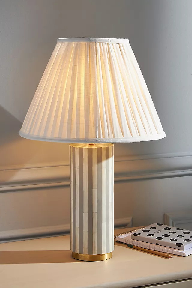 Waterfall Inlay Table Lamp | Anthropologie (US)
