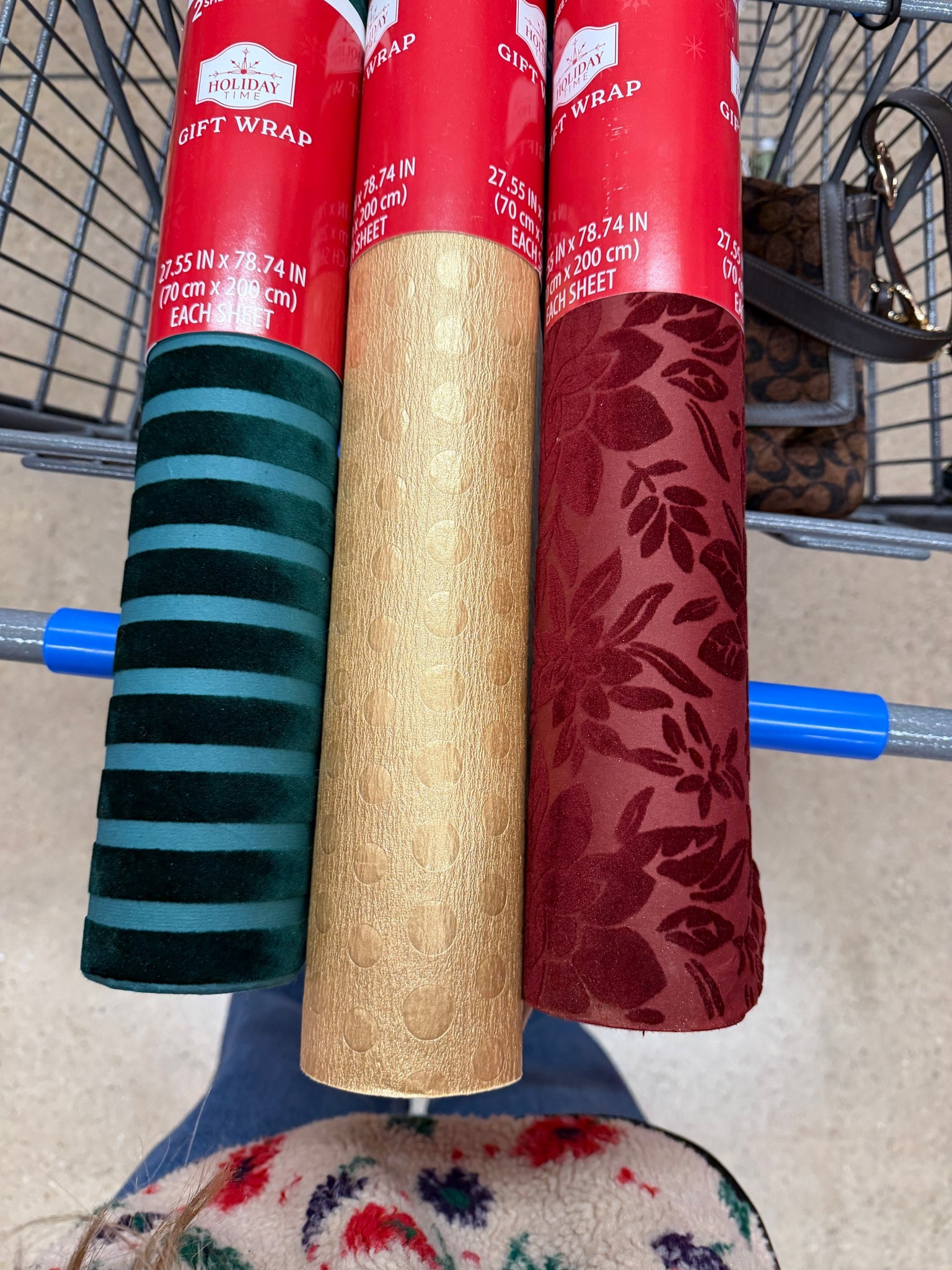 Most gorgeous flocked wrapping paper by holiday Time at Walmart 

#LTKHoliday #LTKGiftGuide