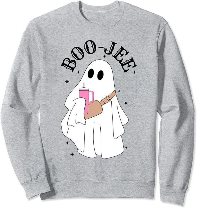 Cute Ghost Halloween Costume Boujee Boo-Jee Spooky Season Sweatshirt | Amazon (US)