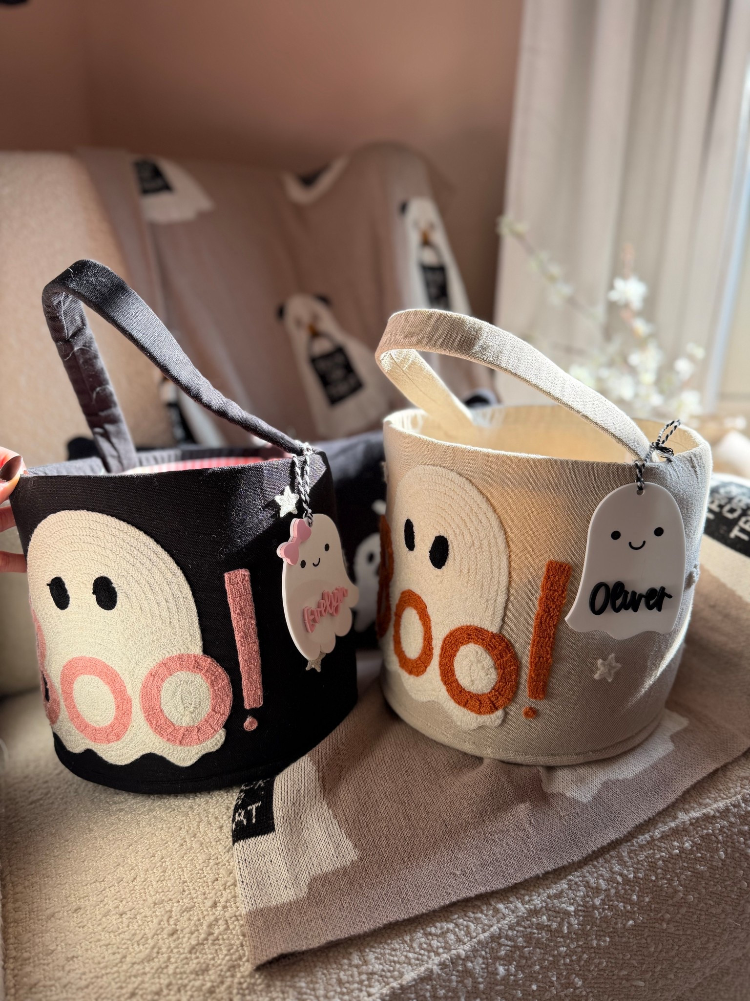 Name tags on their boo baskets! These baskets are from Home Goods — they have super cute ones, still!

Etsy, small shop, shop small, ghost name tags, boo baskets 

#LTKSeasonal #LTKHalloween #LTKKids