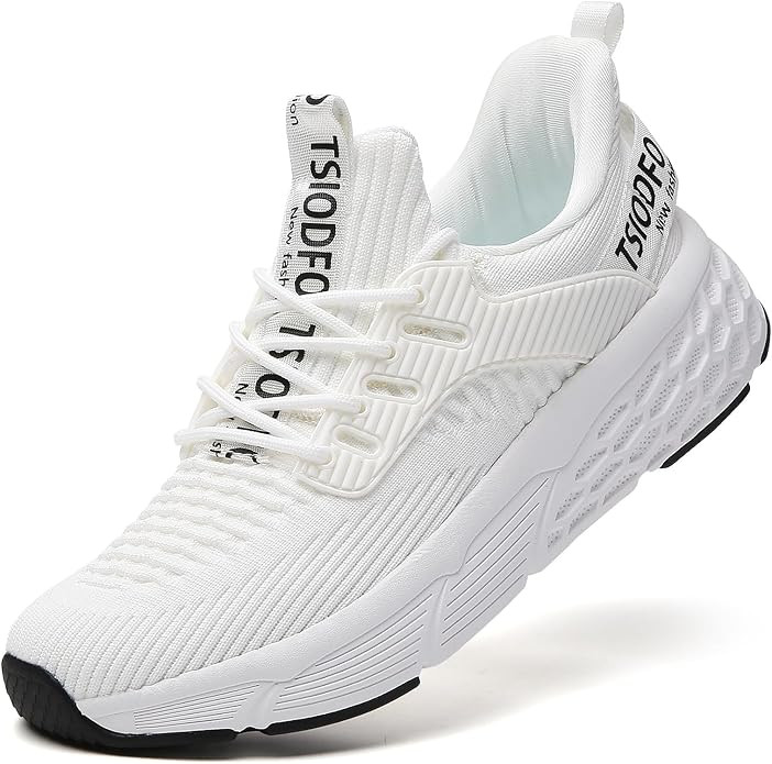 TSIODFO Womens Slip On Running Shoes Wide Lightweight Gym Workout Walking Shoes | Amazon (US)