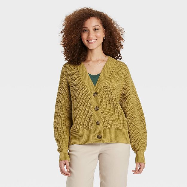 Women's Button-Front Cardigan - A New Day™ | Target