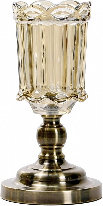 Vintage Antique Victorian Bronze Flower Vase, English Cottage French Country Old Money Nancy Meye... | Amazon (US)