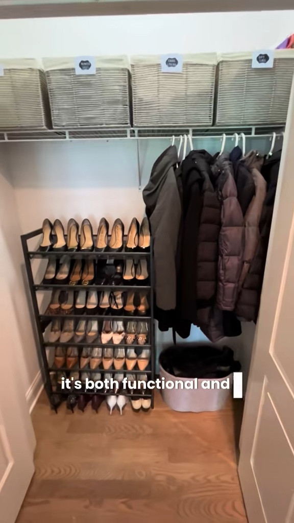 Front Hall Closet Organization! 

#LTKFamily #LTKShoeCrush #LTKHome