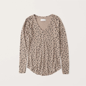 Long-Sleeve Cozy Legging Tee | Abercrombie & Fitch (US)