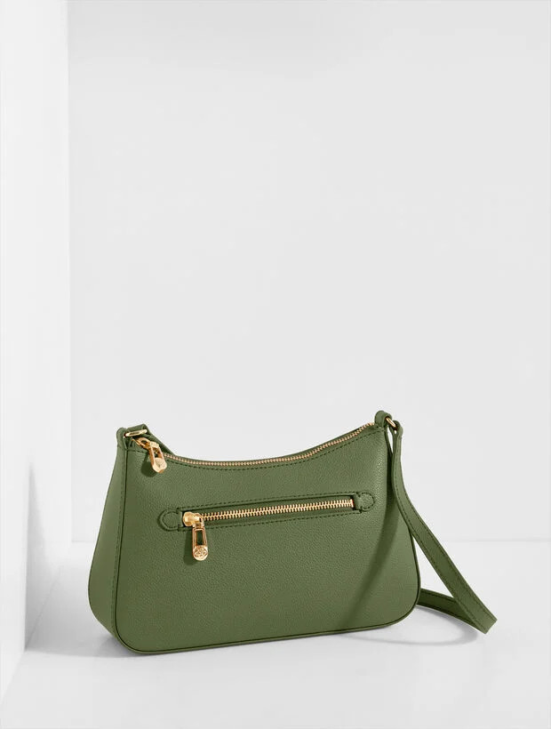 Evelyn Pebble Leather Crossbody Bag | Talbots